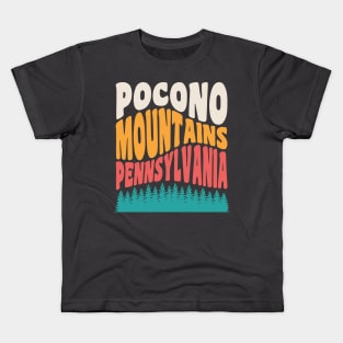 Poconos Pennsylvania Vacation Pocono Mountains Kids T-Shirt